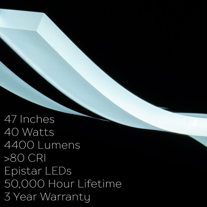 Modern LED pendant lights hanging from a contemporary styled dining room ceiling