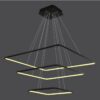 LC-011-AC14-S01-A- (7) Modern silver ceiling lamp with pivoting arms and bright light bulbs against white background