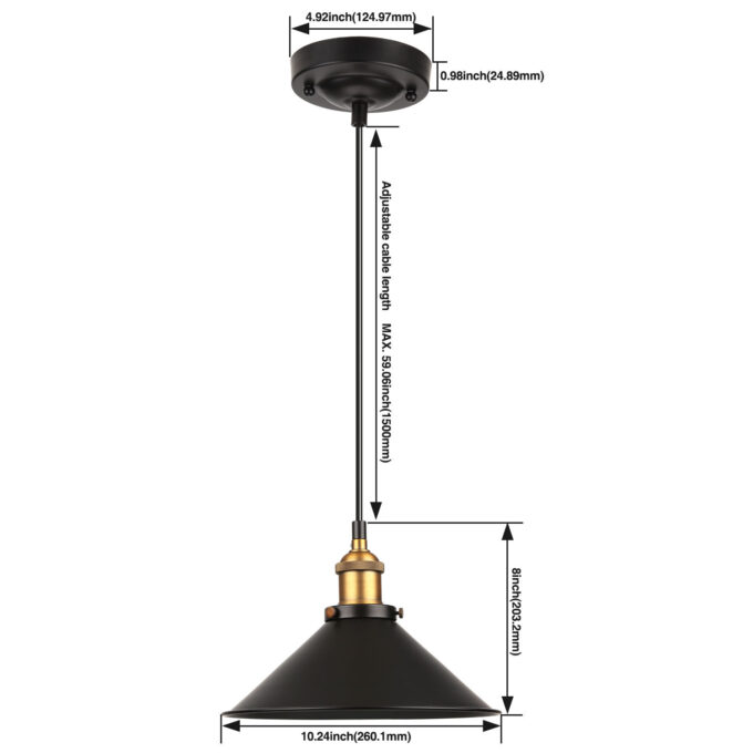 s-l1600 Modern minimalist black and white pendant lights hanging over a sleek kitchen island