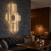 blocks_restaurant_black Modern lounge with tufted seating, ambient lighting, and stylish decor creating a cozy, inviting atmosphere.