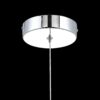41M+g2DeYUS._AC_SL1000_ Modern chrome flush mount ceiling light with white shade