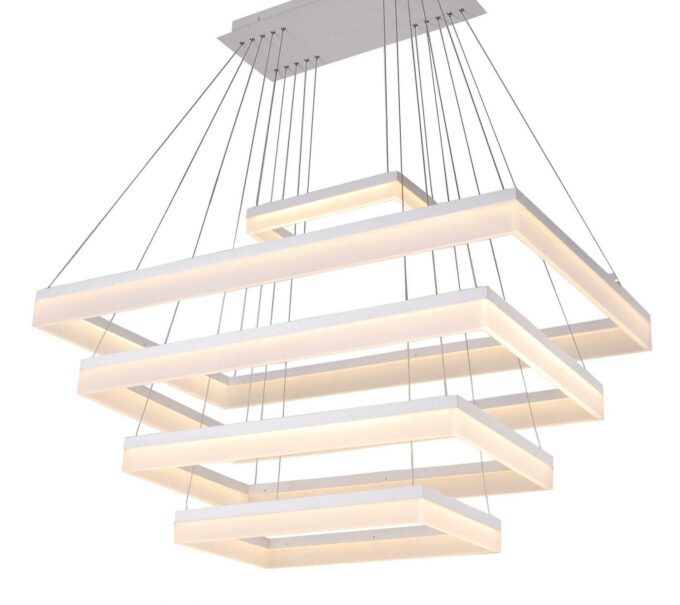 20150604143201321 5 Rectangle Acrylic Light Fixture LED