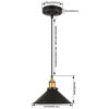 s-l1600 Modern minimalist black and white pendant lights hanging over a sleek kitchen island