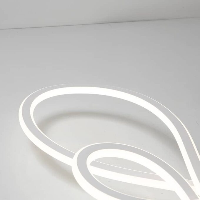 NEO-Gleam-Double-Glow-modern-led-ceiling-lights-for-living-room-bedroom-lamparas-de-techo-dimming.jpg Modern white LED pendant light in a spiral design on a white background.