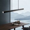 Modern-LED-dining-room-chandelier-lighting-Nordic-restaurant-long-hanging-lights-office-fixtures-Bar-illumination-study.jpg (2) Modern pendant light over a wooden table with tea set, scenic mountain view background.