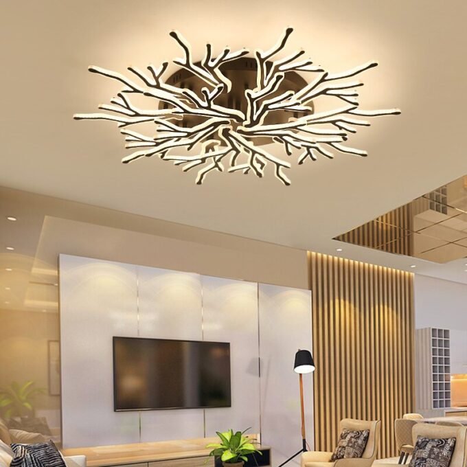 New-Arrival-Black-Finish-Modern-Led-Ceiling-Lights-For-Living-Room-Master-Bedroom-Fixtures.jpg (1) Modern LED ceiling light in black finish for living room or master bedroom interior decor.