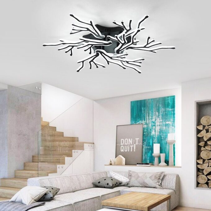 New-Arrival-Black-Finish-Modern-Led-Ceiling-Lights-For-Living-Room-Master-Bedroom-Fixtures.jpg (4) Creative 3D wall art decal in modern living room interior with motivational poster.