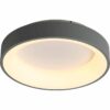 modern-place-Round-Square-Modern-LED Modern round square LED light fixture creating a warm, luminous ambience in a contemporary space.