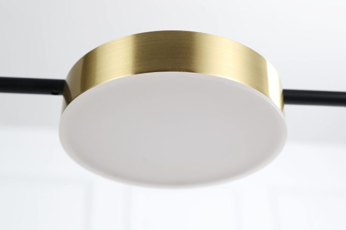 MC1541R-2 (2) Modern brass and white wall sconce lighting fixture