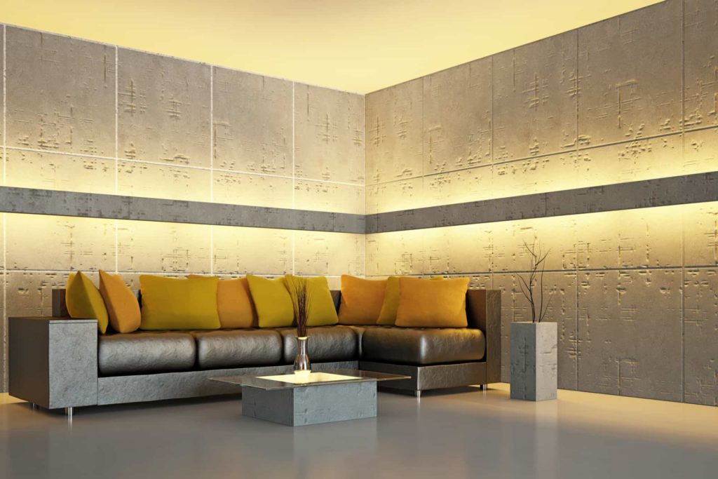 Accent Lighting Along Wall