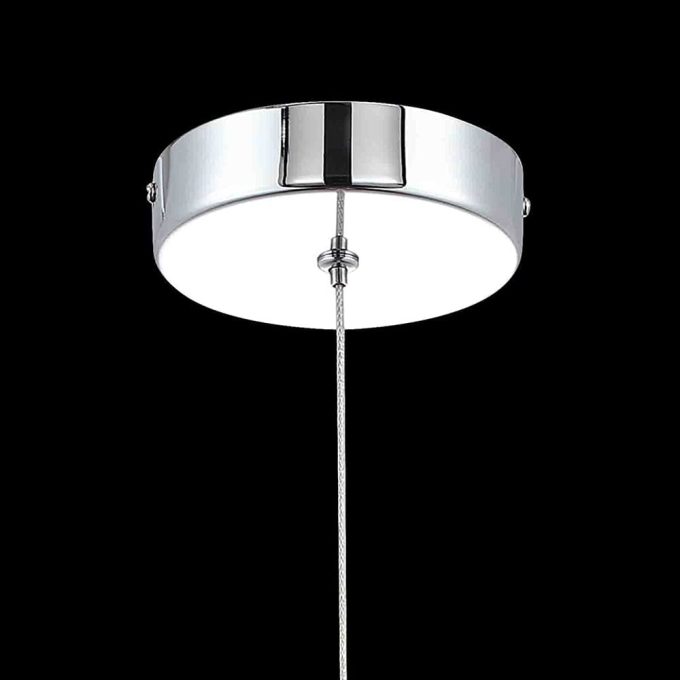 41M+g2DeYUS._AC_SL1000_ Modern chrome flush mount ceiling light with white shade