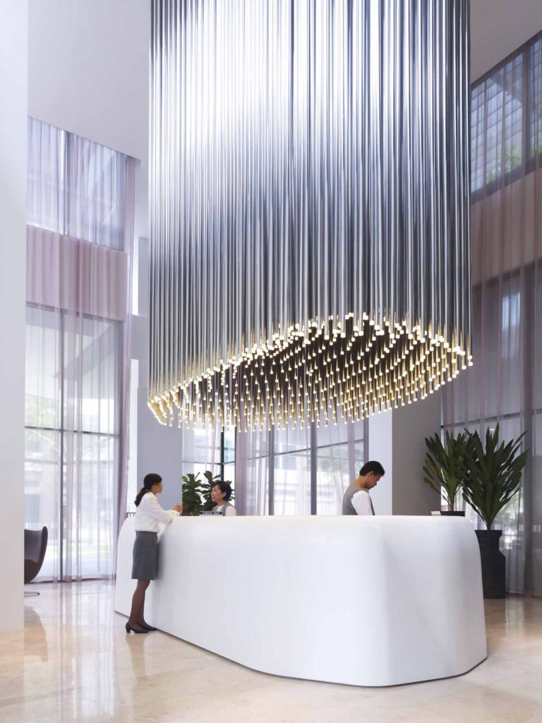 Modern And Minimal Hotel Lobby