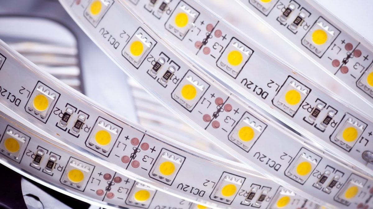 LED Strip Close Up White Color