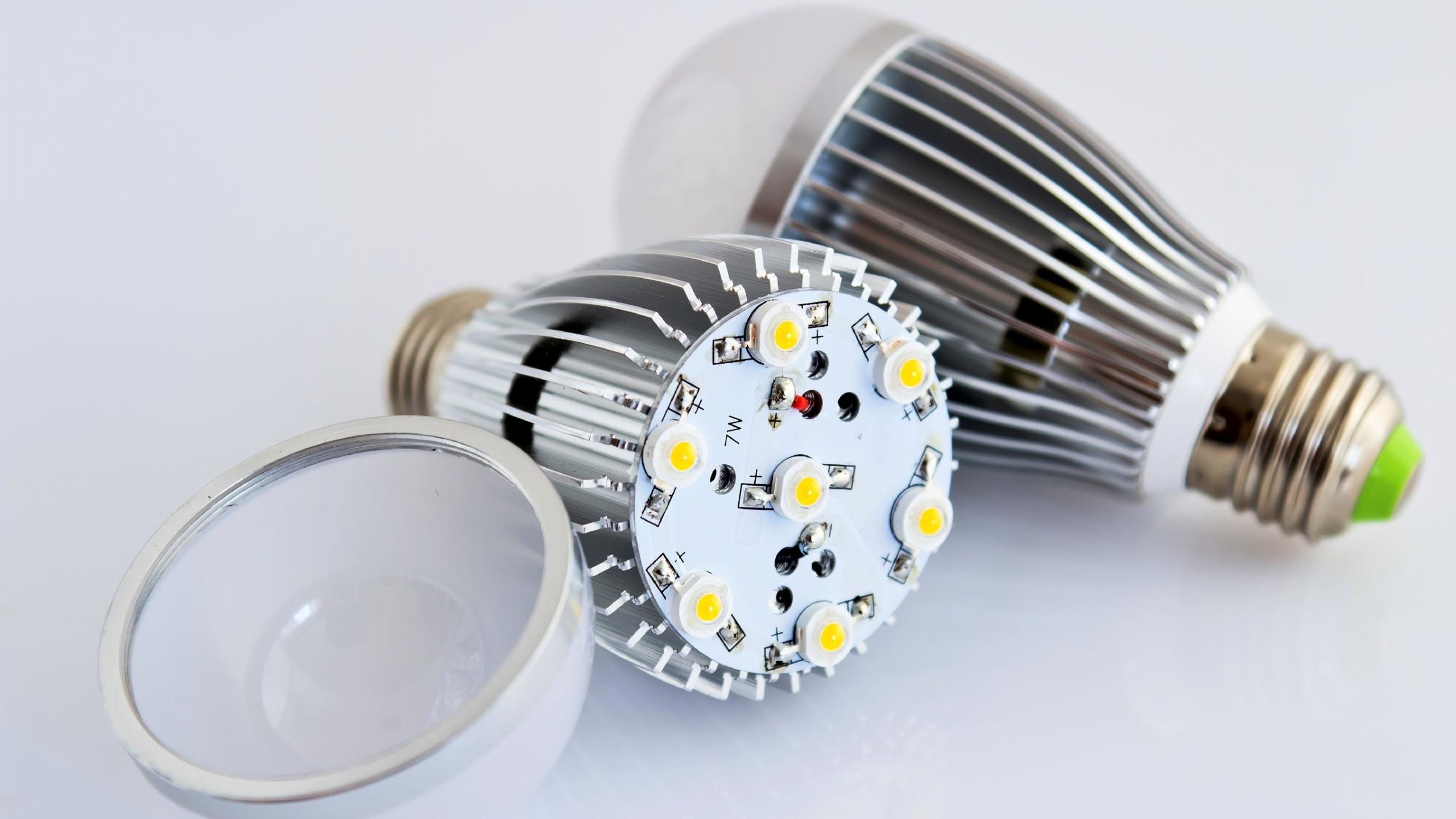 High Power LED Light Bulb With No Cover