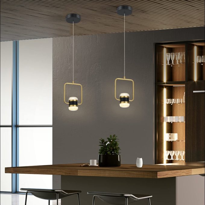 71BtCCf0P3L._AC_SL1500_ Modern pendant light with high-quality crystal decoration for luxurious home interiors