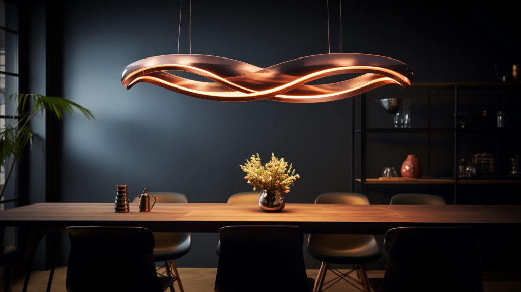 Modern LED pendant light