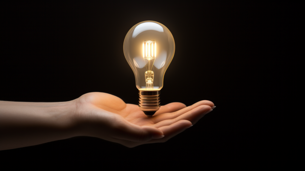 Hand Holding Up Light Bulb, How long do LED bulbs last