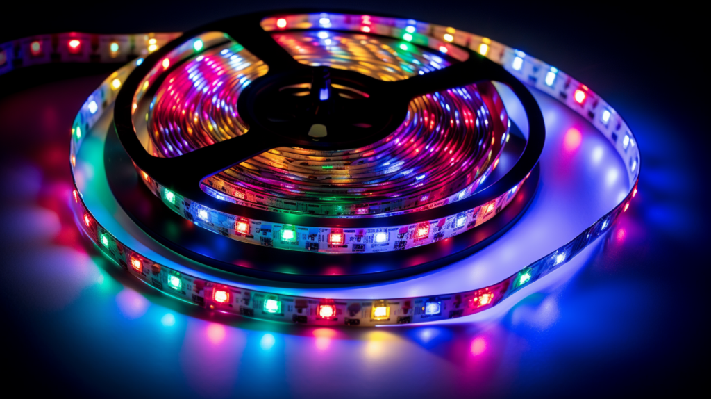 big roll of RGB LED strip