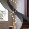 tears-pendant-light-5-1-7 Tears Gold Staircase LED Chandelier