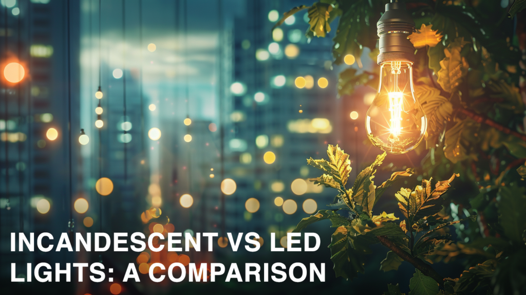 Post image for the differences between incandescent and LED light bulbs.