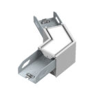 Detailed metal frame structure, angled view, showcasing design elements and material quality. Perfect for construction use.